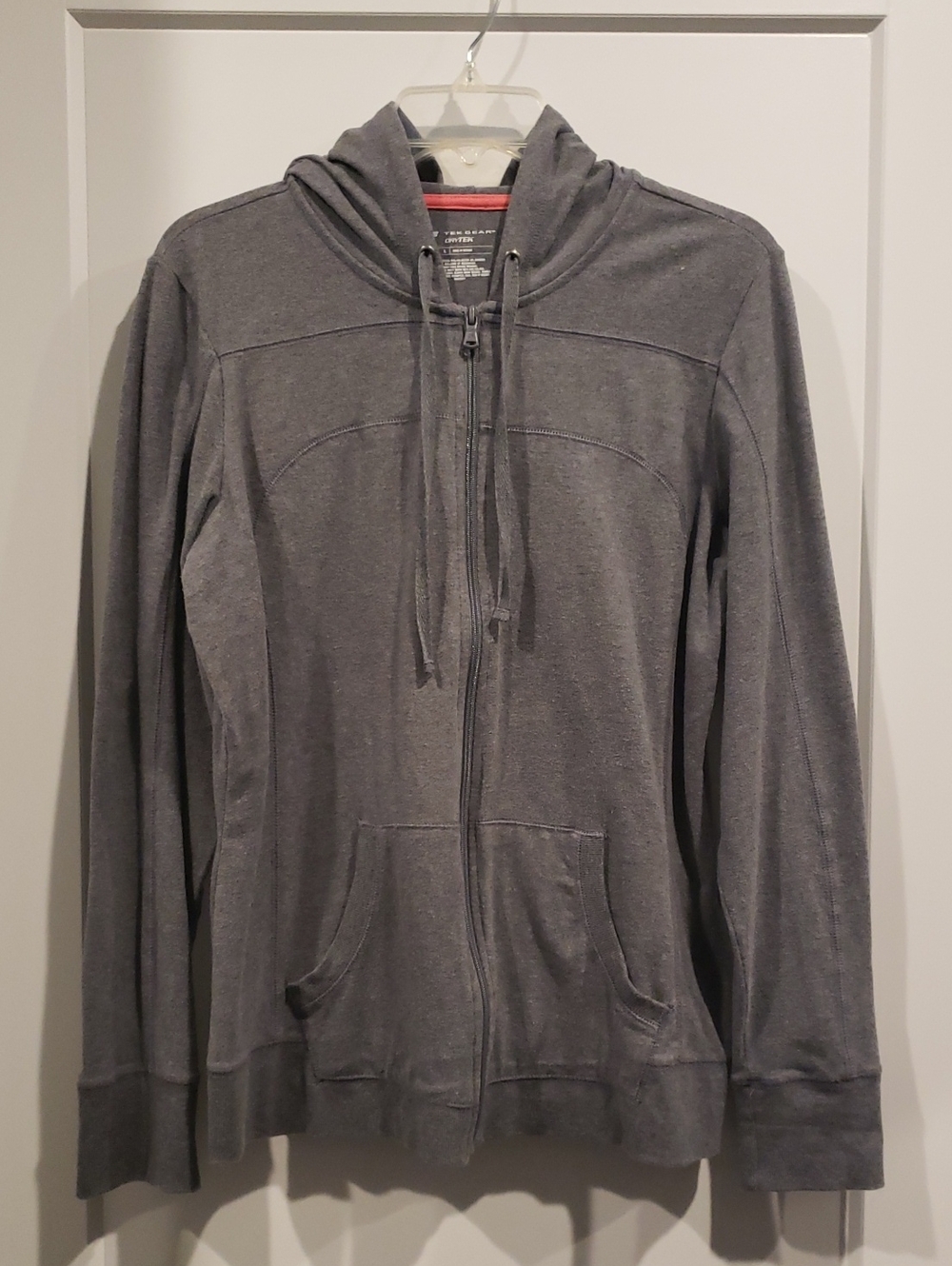 tek gear Women's Charcoal Gray Full-Zip Hoodie